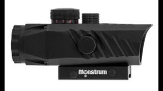 Monstrum Tactical Marksman 3x30 Prism Scope overview and range test.