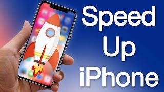 How to Speed Up iPhone X, XR, XS, XS MAX, 8, 7, 6S, 6, SE & iPad Running iOS 15/14/13/12/11 Version
