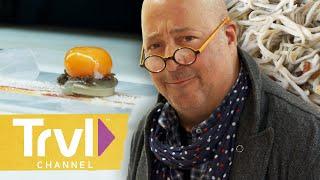 Redefining Spanish Cuisine in Madrid | Bizarre Foods with Andrew Zimmern | Travel Channel