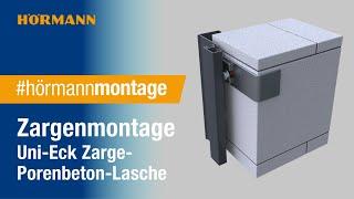 Zargenmontage: Uni-Eck Zarge-Porenbeton-Lasche | Hörmann