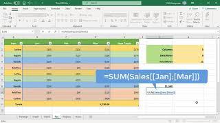 Structured Reference in Excel - Office 365