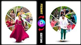 Instag Trending Camera Circle Dual Photo Editing in PicsArt Telugu | @Cello_editzz  @RK_MURALI