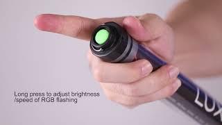 LUXCEO p7rgb waterproof handheld photography light