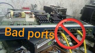 Cisco network switch port interface not working 3560G tss