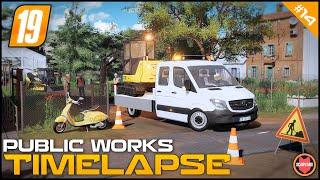  Scraping Dirt Of An Old Driveway & Clearing Wood From A Plot - Public Works⭐ FS19 Le Village TP