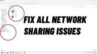 How to Fix All Network Sharing Issues | Fix Computer not showing in Network (2022)