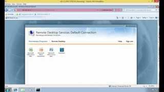 Remote App in Windows Server 2008R2 SP1