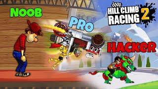 Hill Climb Racing 2 - NOOB vs PRO vs HACKER 2022 edition