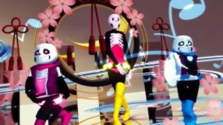 [MMD] Lust Sans's and Lust Papyrus - STEP [DL]