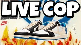 LIVE COP: Travis Scott Fragment Jordan 1 Low