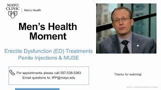 Penile Injection for Erectile Dysfunction Treatment