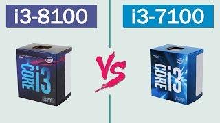 i3-8100 VS i3-7100 - COMPARISON