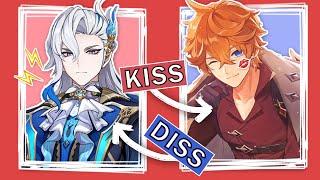 1 KISS  1 DISS ️ -  Genshin Impact