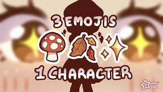 3 EMOJIS 1 CHARACTER  Art Challenge ( 1 of 8 )