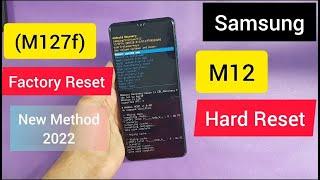 Hard Reset / Samsung galaxy M12 (m127f) Hard Reset & Unlock Pattern /  New Method 2022