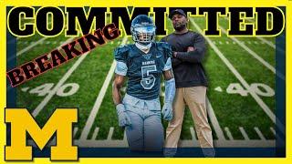 BREAKING: 4 Star Edge Julius Holly COMMITS to MICHIGAN!