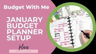 Budget With Me | January Budget Planner Setup