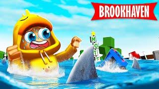 Ik OVERLEEF De TSUNAMI In Brookhaven! (Roblox)