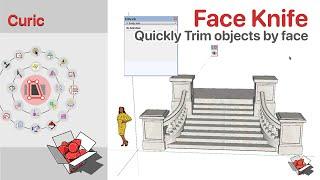 Curic Face Knife -  Trim Step staircase by face