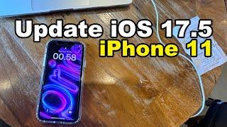 Update iOS 17.5 on  iPhone 11