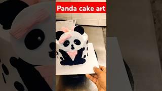 Panda cake design panda cake ideas #pandacake  #ytshorts #viralshorts