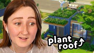 putting plants EVERYWHERE in a sims build