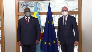 EU-Democratic Republic of the Congo welcomed in Brussels by Charles Michel