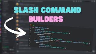Slash Command Builders | beginner friendly | discord.js v13 tutorials