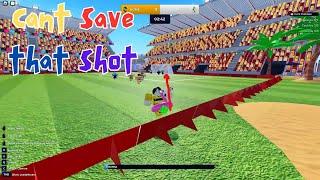 Roblox - Super League Soccer - Some Tackle + Ground Shot goals - Possibly the hardest shots to save