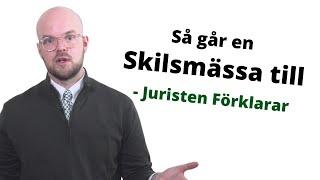 Skilsmässa | Så går det till när man skiljer sig | Juristen Förklarar