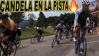 Una carrera ciclistica de piñón fijo "Tipo criterium" ASI SE VIVE !