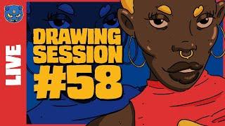  Drawing Sessions #58 // Hab Oh Live (Morning) // 9-19-2023