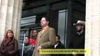 Occupy Winnipeg DAY 1 - Trevor Semotok on CETA