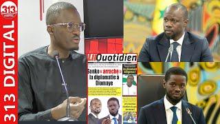 “Sonko «arrache» le diplomatie à Diomaye“ , Momo corrige le journal Lii Quotidien après ses propos