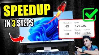 How to SPEEDUP Windows 10/11300% FASTER with 3 Simple STEPS! - (2024)