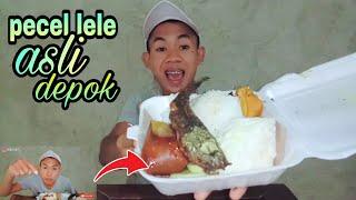 MAKAN PECEL LELE ASLI DEPOK ( indonesia asli )