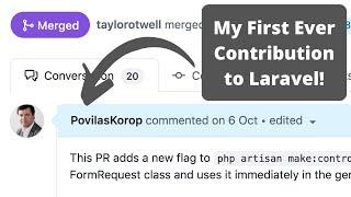 New in Laravel 8.70: make:model with Form Requests