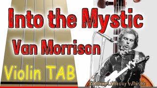 Into the Mystic - Van Morrison - Violin - Play Along Tab Tutorial