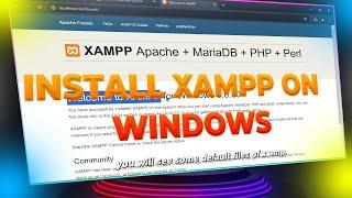 Turn your Windows PC to a Local Server | Install XAMPP on Windows (2024)