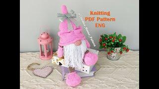 Christmas gnome knitting pattern