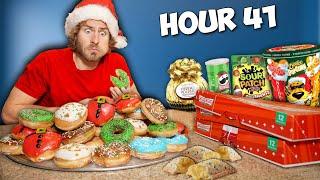 I FINISHED 103 Holiday Junk Foods In 48 Hours