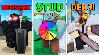 RANDOM WHEEL chooses my ARMOR in Combat Warriors.. (Roblox)