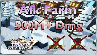 Afk Damage Farm 500M+ Dmg, No TS, No Meta | All Star Tower Defense