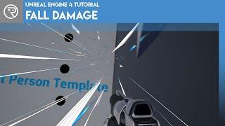 Unreal Engine 4 Tutorial - Fall Damage