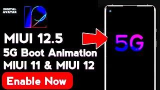 Install MIUI 12.5 Boot animation|5g Boot Animation Xiaomi Phone. MIUI 12.5 Boot Animation Miui 11