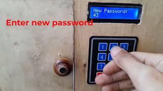 How to make password Door lock Keypad 4x3 using Arduino Uno