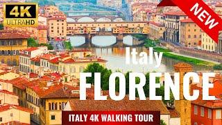 FLORENCE - ITALY Walking Tour 2024 [4K/60fps] FIRENZE
