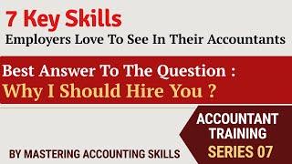 Key Accounting Skills Employers Love To See In Accountants | Accountants Training Series 07 | By MAS