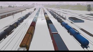 Run8 Train Simulator : CSX action on the MoSel server.