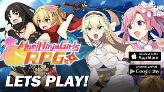 Has potential cute girl art but lack of engagement // Ninja Girls Mobile iOS Android Gameplay